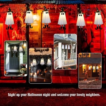 Spooky Hanging Spirits Lights for Halloween Decoration