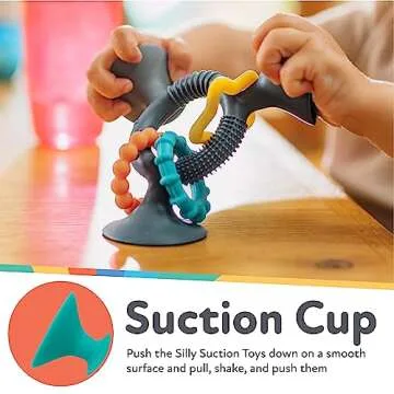 Nuby Silly Suction Toy for Engaging Toddler Fun