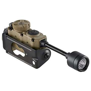 Streamlight 14307 Sidewinder Stalk Tactical Helmet Light - 76 Lumens & Flexible Stalk