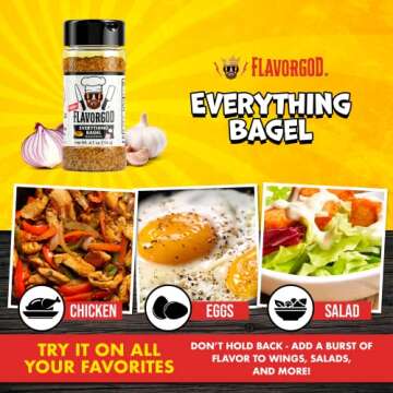 Flavor God's Everything Bagel Seasoning - All Natural Spice Blend