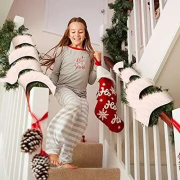 Tatuo Christmas Faux Fur Ribbon Trim for Holiday Crafts