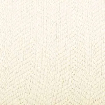 Cozy Knitted Tweed Throw Blanket - Elegant & Soft White Blanket