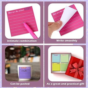 Inspirational Sticky Notes for Office & Nurses 24 Pcs