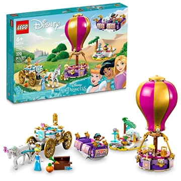 LEGO Disney Princess Enchanted Journey Building Set - 3in1 Playset with Cinderella, Jasmine, Rapunze...
