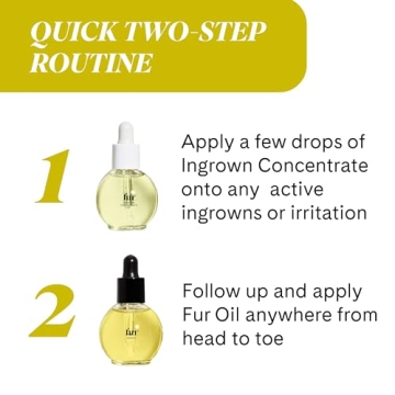 Fur Ingrown Hair Care Duo Natural Oil Treatment for Healthy Skin