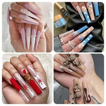 MGGSUG Acrylic Nail Brush Size 8, 100% Pure Kolinsky Acrylic Nail Brush for Nail Extension, Professional Acrylic Powder Brush Nail Art Manicure Tool for Home DIY Salon-Green