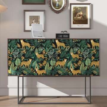 XRUIBZI Leopard Wallpaper Peel and Stick for Kids