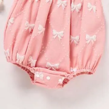 ZOELNIC Baby Girl Summer Clothes Cute Strap Romper