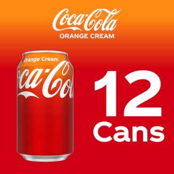 Coke Orange Cream Soda 12oz 12pk - Refreshing Flavor