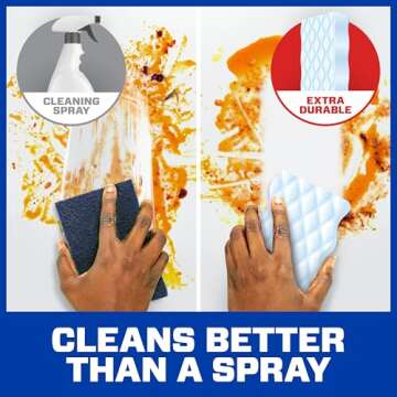 Mr. Clean Magic Eraser Sponge, All Purpose Cleaner, Cleaning Scrubber, Kitchen, Bathroom, Shower, Ov...