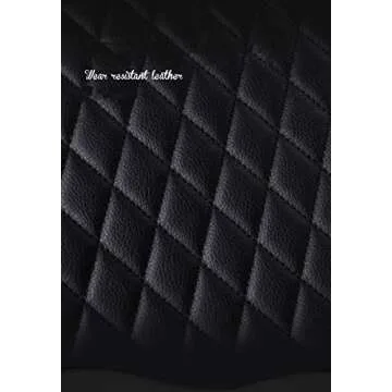 SOGLOTY Luxury Pu Leather Crown Car Seat Cover with Pillows and Steering Wheel Cover for Girl&Women Universal Leatherette Seat Cushions Universal Fits Most Cars (Pink)