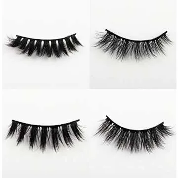 Newcally Faux Mink Lashes Pack 20 Pairs Wholesale False Eyelashes Dramatic Long Fluffy Wispy Fake Eye Lashes Bulk
