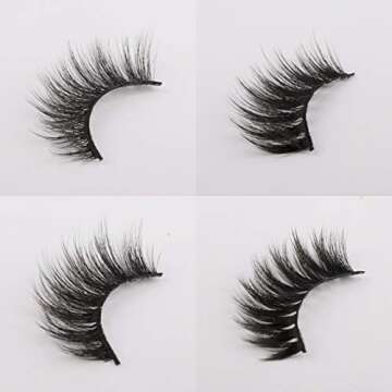 Newcally Faux Mink Lashes Pack 20 Pairs Wholesale False Eyelashes Dramatic Long Fluffy Wispy Fake Eye Lashes Bulk