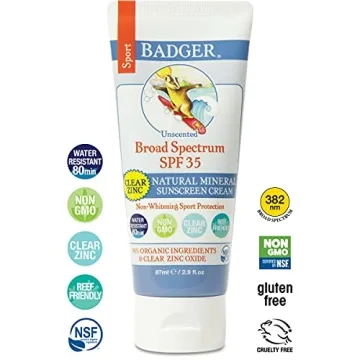 Badger SPF 35 Zinc Sport Sunscreen - Natural & Reef Safe