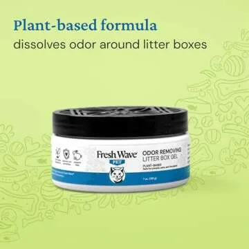 Fresh Wave Litter Box Odor Gel - Safe and Natural 7 oz