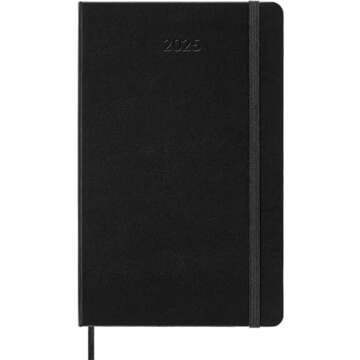 Moleskine 2025 Weekly Planner - Classic Black Hard Cover