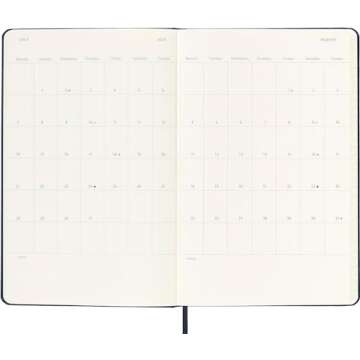 Moleskine 2025 Weekly Planner - Classic Black Hard Cover