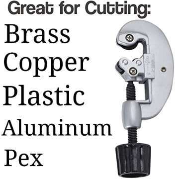 Efficient PVC & Copper Pipe Cutter Tool for All Needs