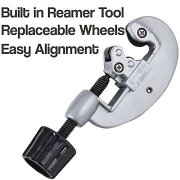 Efficient PVC & Copper Pipe Cutter Tool for All Needs