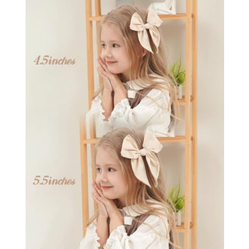 doboi 20PCS Fable Bows for Baby Girls Durable Hair Accessories