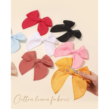 doboi 20PCS Fable Bows for Baby Girls Durable Hair Accessories
