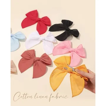 doboi 20PCS Fable Bows for Baby Girls Durable Hair Accessories