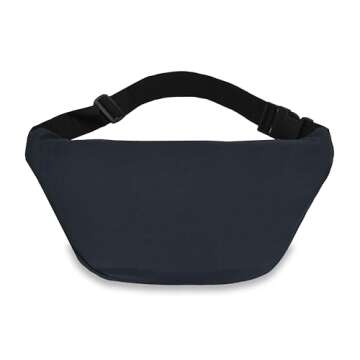 Everest Multiple Pocket Waist Pack, Navy, One Size