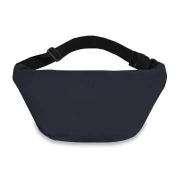 Everest Multiple Pocket Waist Pack, Navy, One Size