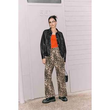 CIDER Faux Leather Long Sleeve Zipper Jacket Trendy Cool Casual