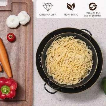 Stylish Metal Colander Set | 3 & 5 Quart Kitchen Essentials