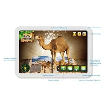 EVO ANIMAL - Augmented Reality (AR) Book, 3D Interactive Children's Book, Learning and Explore the Safari with Fun App