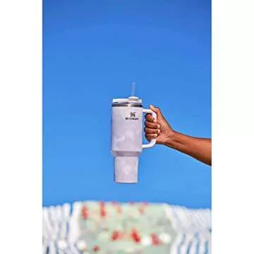 Stylish 40oz STANLEY Tumbler in Wisteria Tie Dye