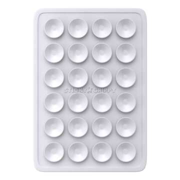 StickyGrippy Suction Phone Case Mount, Silicon Adhesive Phone Accessory for iPhone and Android, Hand...