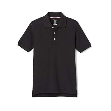 Stylish Black Short Sleeve Polo Shirt for Boys - French Toast 2T