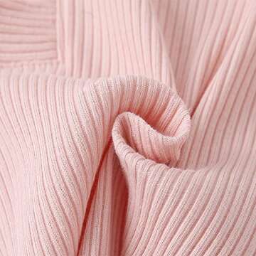 Fullfamous Infant Baby Girl Clothes Outfits,Fall Winter Romper Christmas Clothing Set 6-9 months Pink