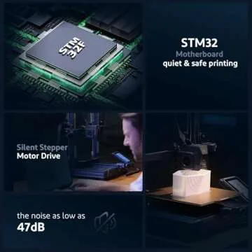 ELEGOO Neptune 3 Pro FDM 3D Printer with Auto Bed Leveling, Dual-Gear Direct Extruder, Dual Lead Screw Drive, Removable Capacitive Screen, 8.85x8.85x11in Large Printing Size