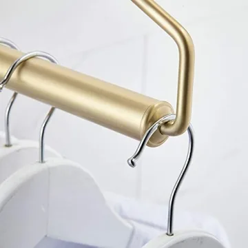 Folding Wall Mounted Clothes Hanger Rack for Stylish Organization