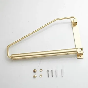 Folding Wall Mounted Clothes Hanger Rack for Stylish Organization