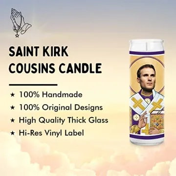 Cousins Celebrity Prayer Candle - Unique Sports Gift