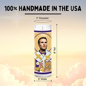 Cousins Celebrity Prayer Candle - Unique Sports Gift