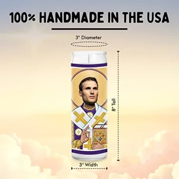 Cousins Celebrity Prayer Candle - Unique Sports Gift