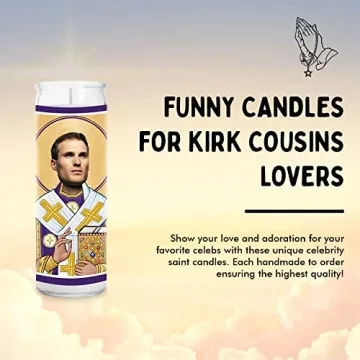 Cousins Celebrity Prayer Candle - Unique Sports Gift
