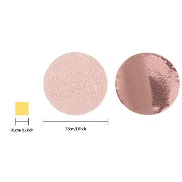 TecUnite Round Tissue Paper Table Confetti Dots for Wedding Birthday Party Decoration, 1.76 oz(Rose Gold Confetti,2.5 cm)