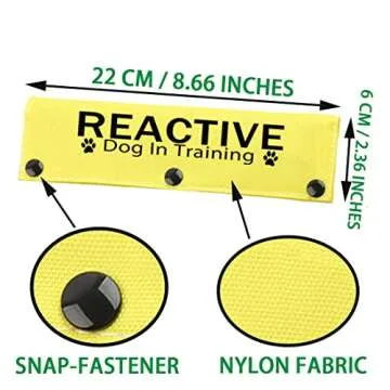 JXGZSO Reactive Dog Leash Sleeve for Training Safety