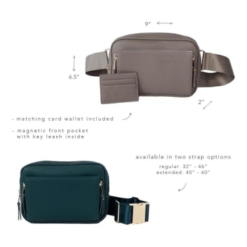 AYLA & CO Stylish Women's Fanny Pack with Charging Pocket