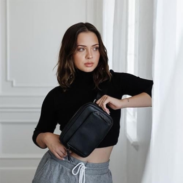 AYLA & CO Stylish Women's Fanny Pack with Charging Pocket