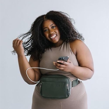 AYLA & CO Stylish Women's Fanny Pack with Charging Pocket