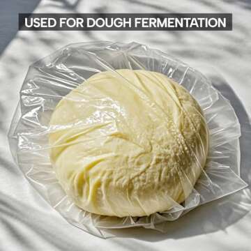 50PS Disposable Shower Caps, Plastic Clear Shower Caps, lengthening and thickening Hair Caps for Hair dyeing assistance, Hotel and Hair Salon, Home Use, Portable Travel (Size 20.5"/52cm）