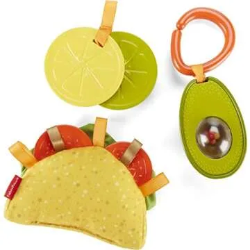 Fisher-Price Taco Tuesday Baby Sensory Toys Set for 3+ Months