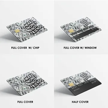 HK Studio Funny Meme Credit Card Skins - Waterproof & Slim
